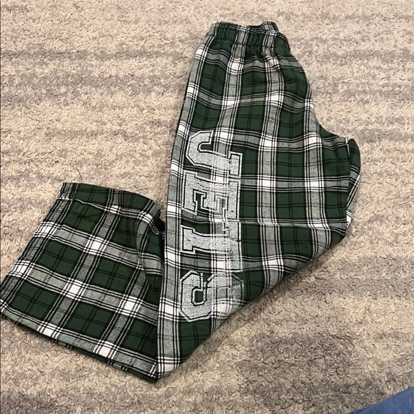Other - Green Plaid Jets Pajama Pants